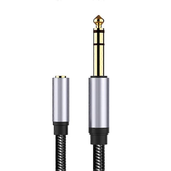 6,5 mm hann til 3,5 mm hunn for Jack-kabel Profesjonell lydadapter for overføring