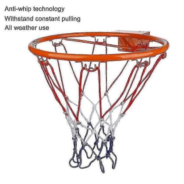 Orange Barnbasketkorg 32cm Förstärkt Stativ för Inomhus Utomhus