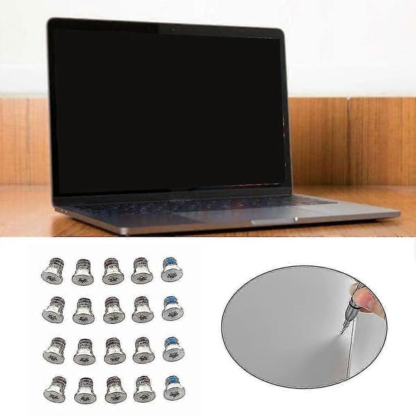 20 stk. Macbook Pro bærbar bunndeksel skruer erstatningssett