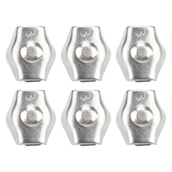 20 stk 304 rustfritt M3 enkeltklips tauchucklås for mekanisme