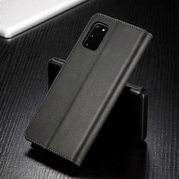 LC.IMEEKE Pung Stand Læder Mobilcover til Samsung Galaxy A41 (Global Version) Multicolor Style B