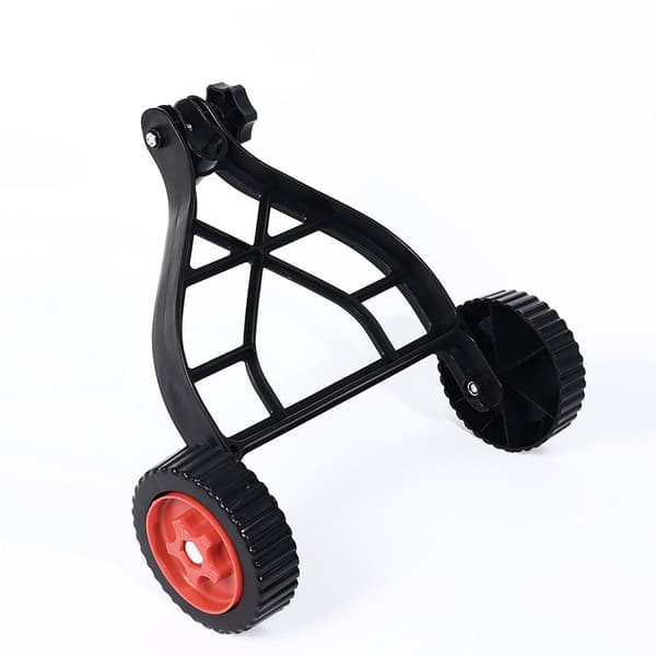 Universal Lawnmower Wheel Support Wheel with Bracket, Mobile and Adjustable Wheel System for Grass Trimmer and Brush Cutter Extra Wheel