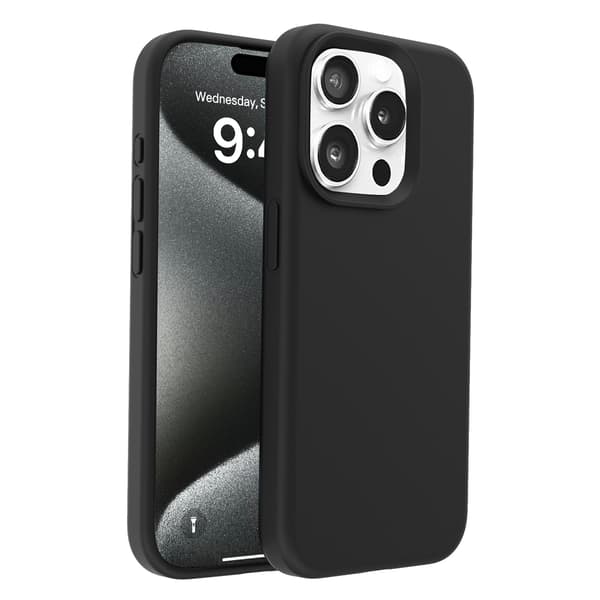 holdit iPhone 16 Pro Max Silikonskal Svart Silikon