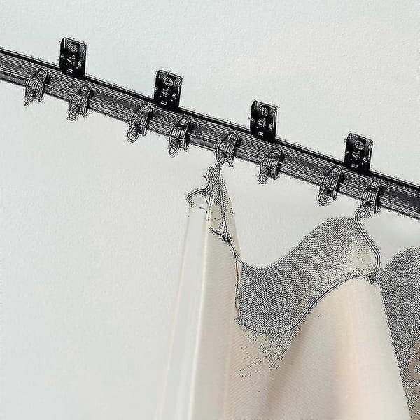 Fleksibel 5M Sort Loftsskinne til Buet Gardininstallation