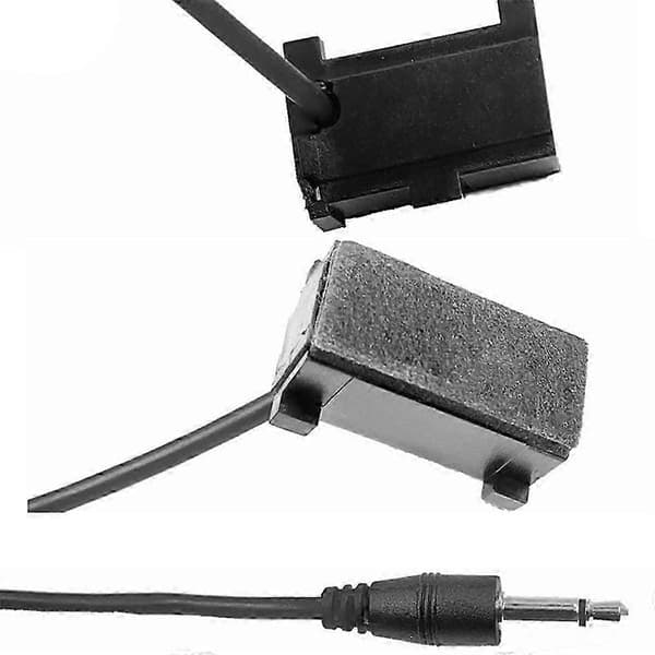 Bil takkonsoll mikrofon 3,5 mm plugg ekstern kablet mikrofon Black