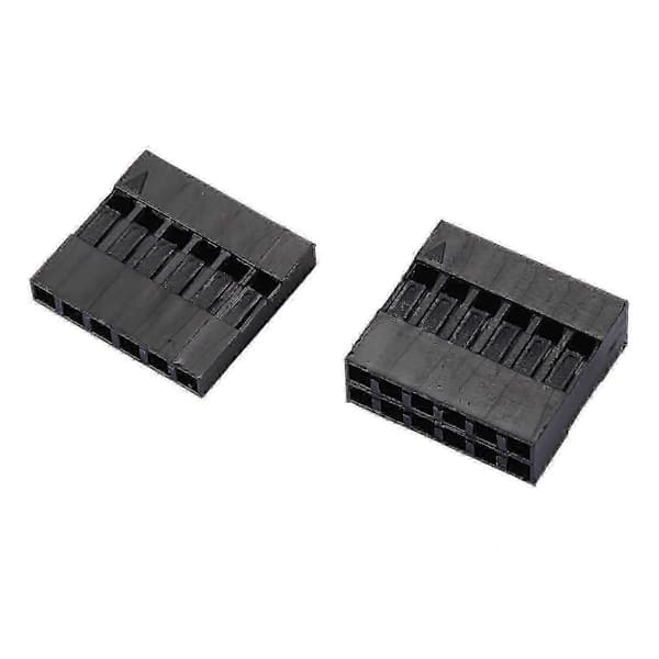 620 st 2,54 mm stifthuvudhuskit för kabelbygelkablar black