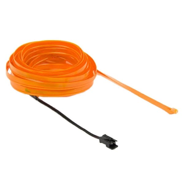 4m kaldt lys fleksibel LED-stripe for bildekorasjon Orange Light
