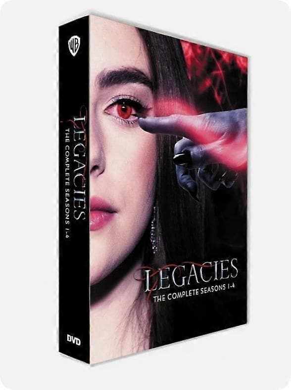LEGACIES Koko sarja kaudet 1-4 (DVD, 13 levyn boksipaketti)