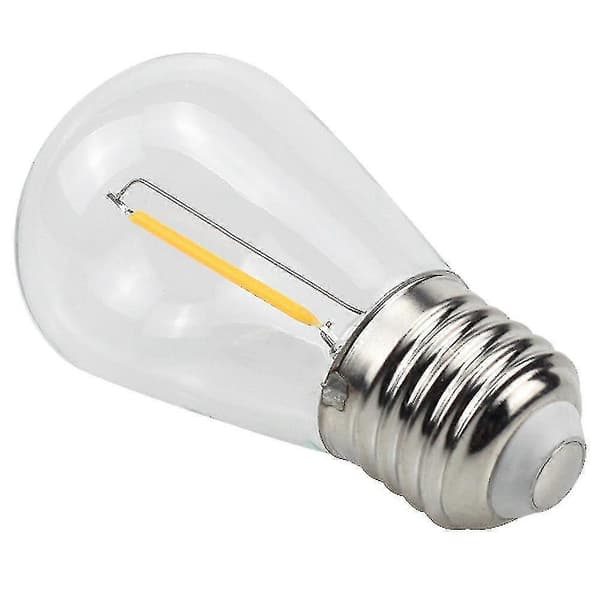 10 kpl E27 S14 LED-lamppu 2W lämmin valkoinen retro Edison-lamput ulkokäyttöön