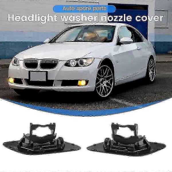 Par strålkastarspolarmunstyckeslock för 2006-2012 BMW 3-serie E92 E93