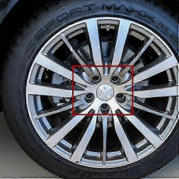 Maserati Geberit Ghibli Levante 60mm Navkapsel - Svart 4-pack