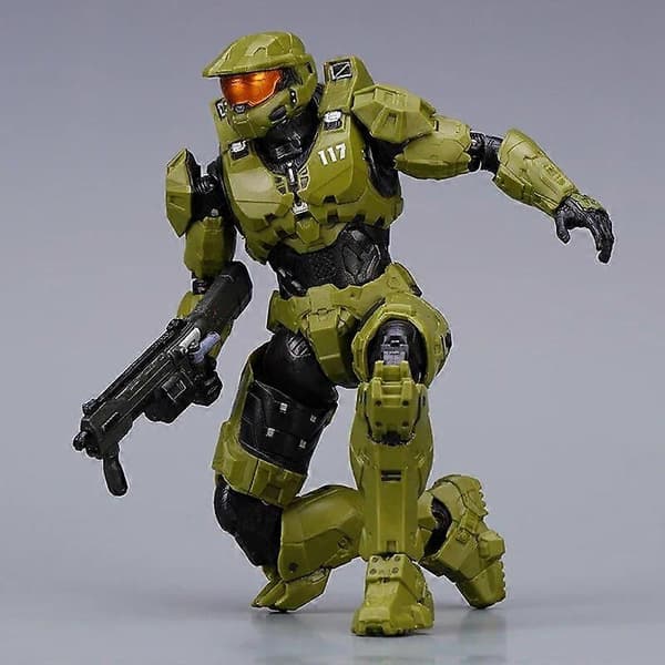 Skaffa dina egna Infinite Master Chief-prydnader leksaker julklapp spelsamling master chief 18cm