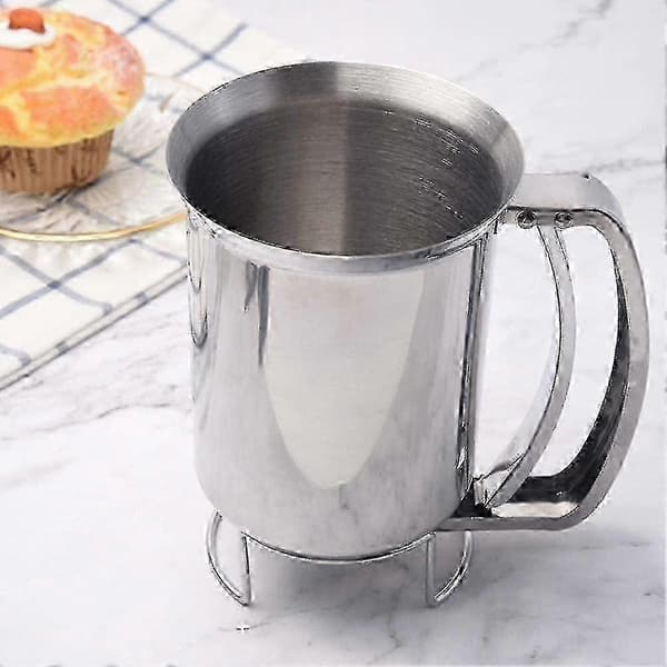 Profesjonell røretrakt i rustfritt stål for baking – Cupcake-dispenserkit