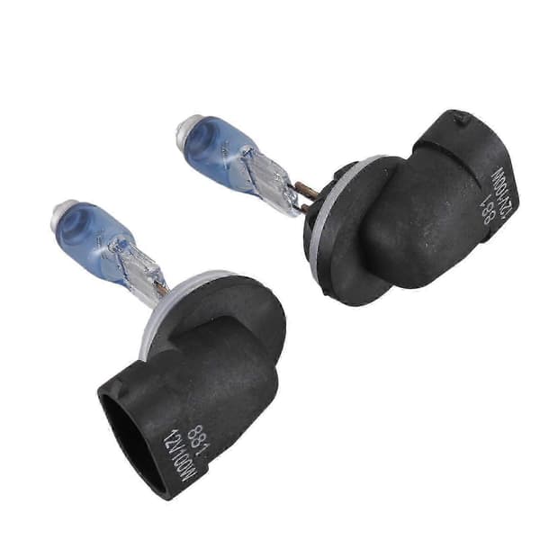 2 stk 881 100W DC 12V Superhvit Halogen Tåkelyspære for Bil