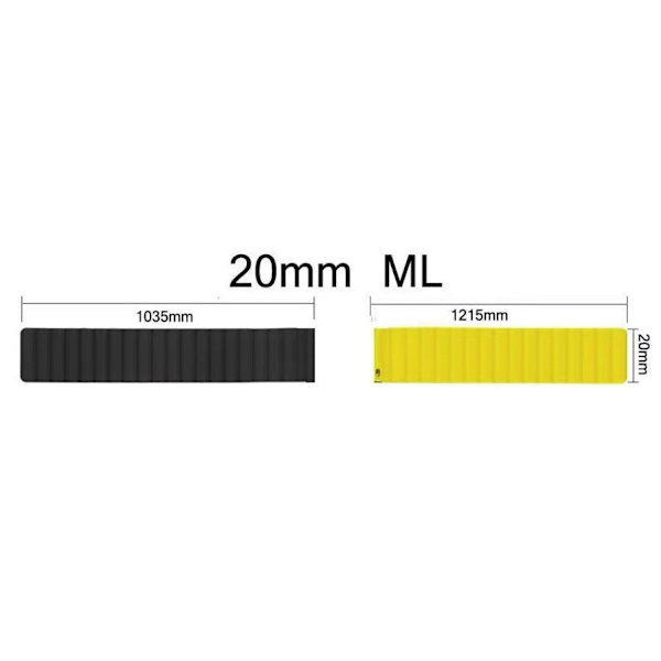 SmartWatch Armband 20mm Silikon Loop