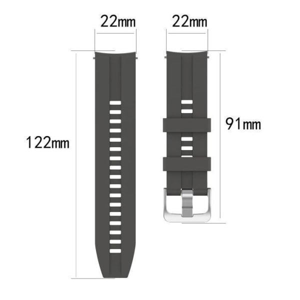SmartWatch Armband 22mm Silikon