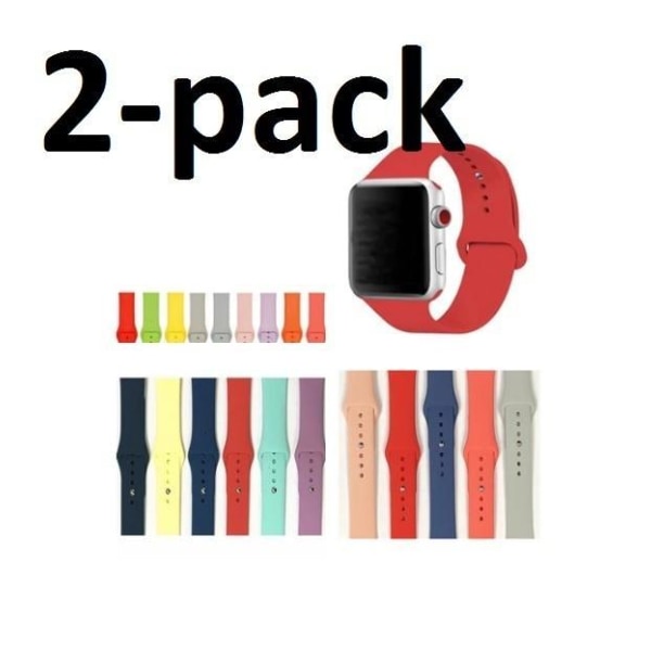 2-pack Apple Watch Armband - 42/44/45mm