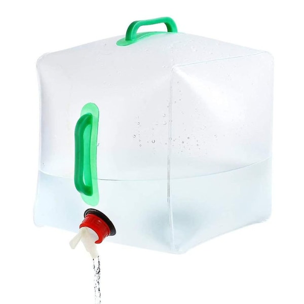 Hopfällbar vattenförvaringskub Vikbar vattenbehållare 20L