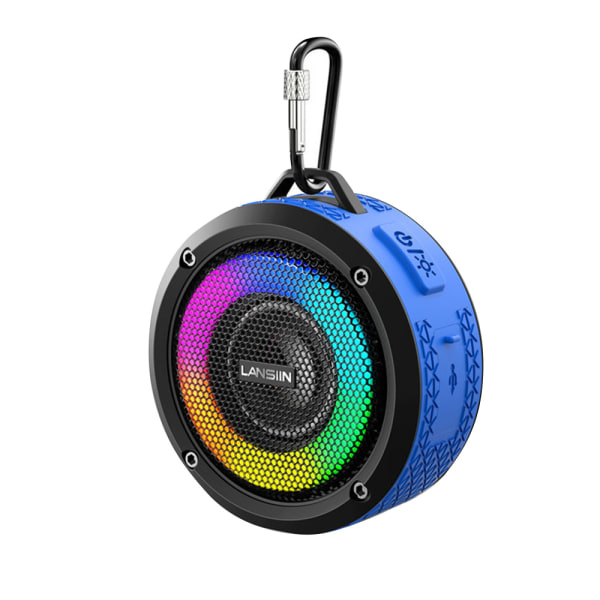 Suihkukaiutin Bluetooth -kaiutin 5.0 RGB-valoilla Kannettava Blue af8b |  Blue | Fyndiq