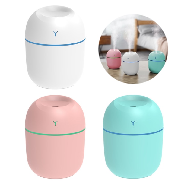 Creative Colorful Cup Air Humidifier Pöytäkoneen kotiauton ilmankostutin  Pink a6a1 | Pink | Fyndiq