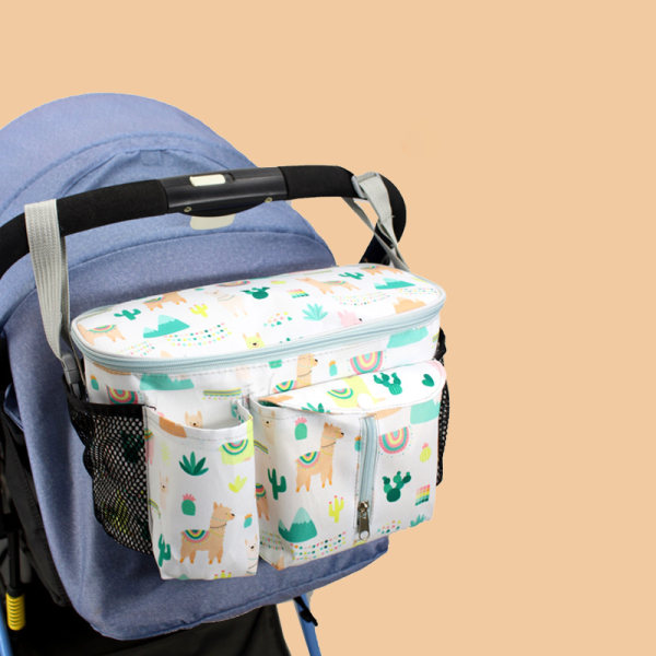 Baby Stroller Hanging Bag Kapacitet Barnevogn Organizer Taske Blue 748a | Blue | Fyndiq