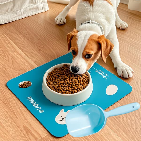 1 stk. plastikskovl til hundefoder, kattefoderskeer, skovl til kæledyrsfoder til hunde, katte, fugle og kaniner (grøn)