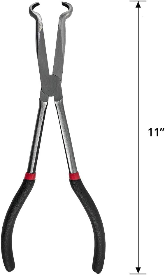 Langnæsetang, lang rækkevidde tang, ringtip, 280 mm, til biler