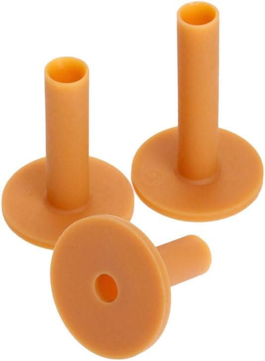 8-delt golf-tee-sæt i gummi til træningsmåtter, holdbare gummi-tees, velegnet til indendørs og udendørs brug, flere størrelser