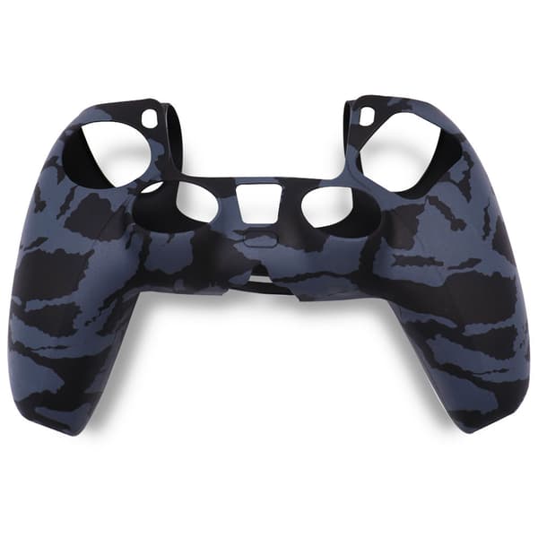 PS5 Controller Skin, Anti-slip Silikone Cover Case til Trådløs DualSense Controller PlayStation 5 - Camouflage Sort