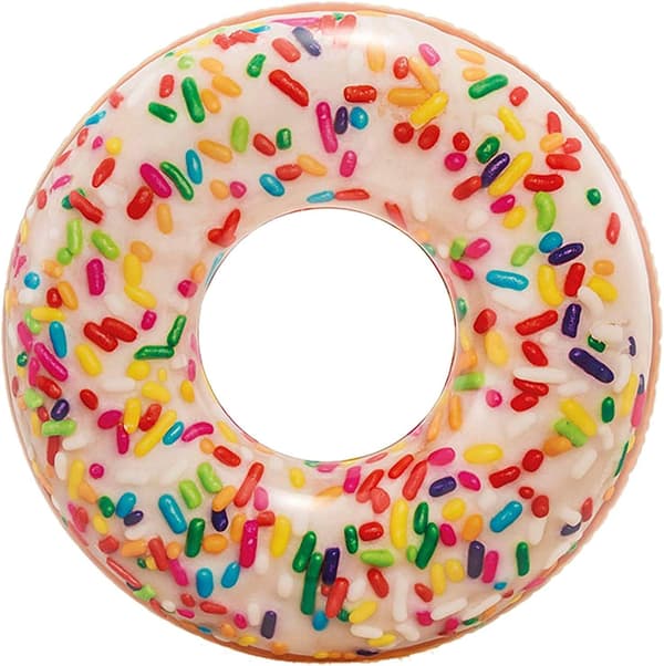 Farverig Sukker Bade Ring Pool Vand Flydende Ring