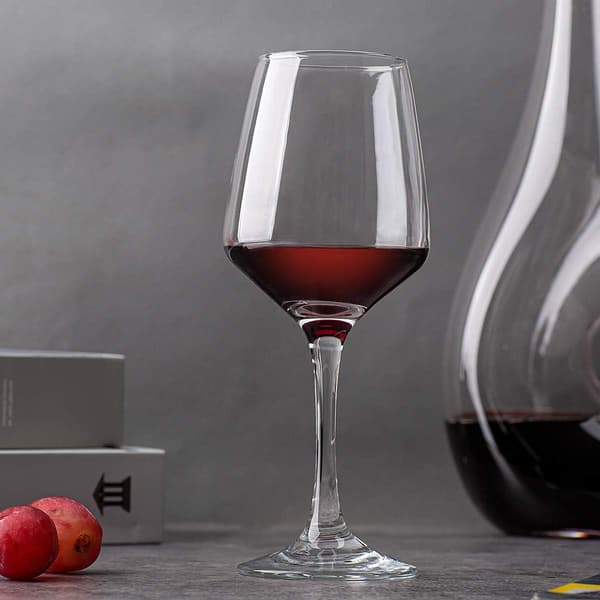 Vinglas Sæt med 8, 35 cl, Blyfri, Klar, Holdbart Glas