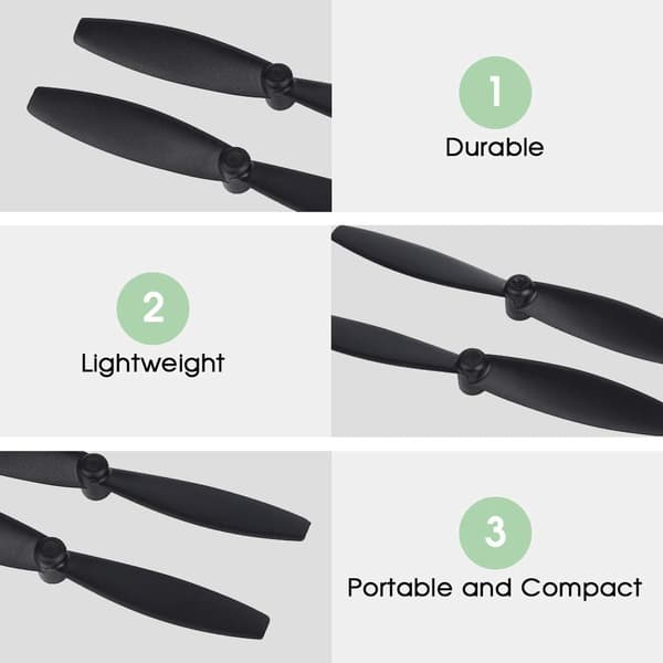 Propelblade, erstatningsblade til rullende edderkopper/luftfragt droner/hydrofoil droner (4 stk.)