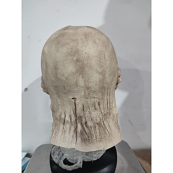 Halloweenmaske for voksne, zombie-kostyme, hodeplagg