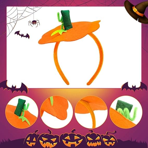 Halloween Gresskar Hodebånd Halloween Kostyme Gresskar Hodeplagg