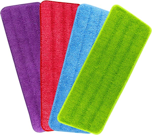 1 stk Spraymoppputer Mikrofibermopp Refillpute Erstatningspute for rengjøring 42x14cm blå