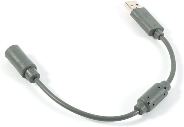 Erstatningskabel for kablet kontroller med USB-avbrudd for XBOX360 (grå)