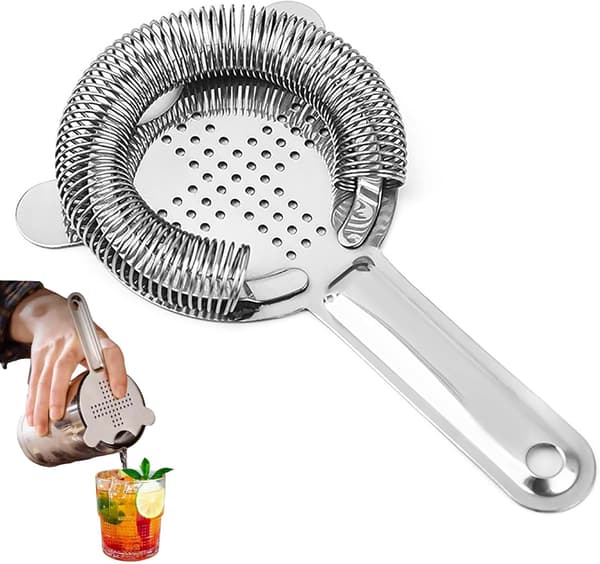Cocktail si, is si i rustfrit stål; velegnet til bardrinks, barer, køkkener og hjemmebrug