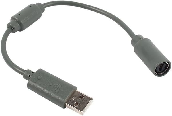 Erstatningskabel for kablet kontroller med USB-avbrudd for XBOX360 (grå)