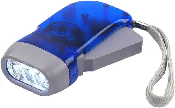 LED-dynamovalo, sininen