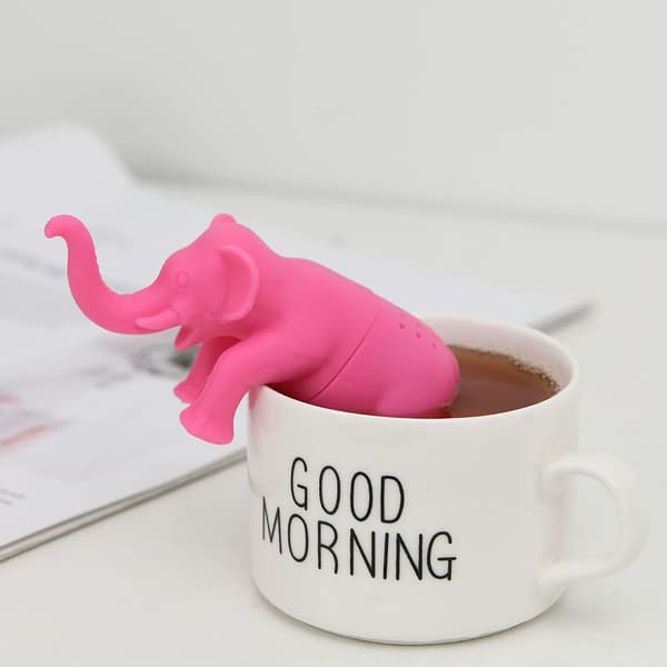 1 stk. Søt Elefant Teinfuser, Silikon Tesil
