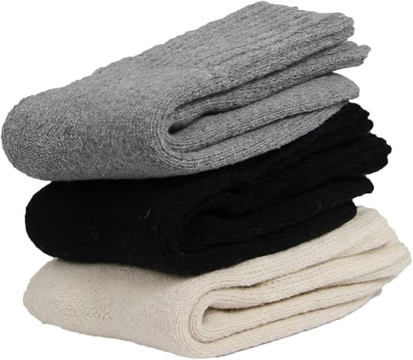 Bootsokker for kvinner Vinter Solid Tykke Varme Sokker Koselige Crew Sokker Julegave