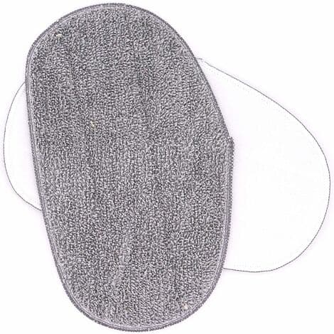 Mikrofiberkluter som erstatning for dampmopper.