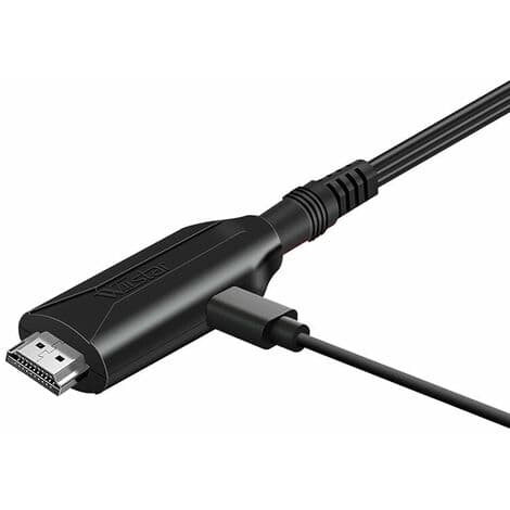 SCART til HDMI lyd-video adapter for HDTV/DVD/dekoder/PS3/PAL/NTSC