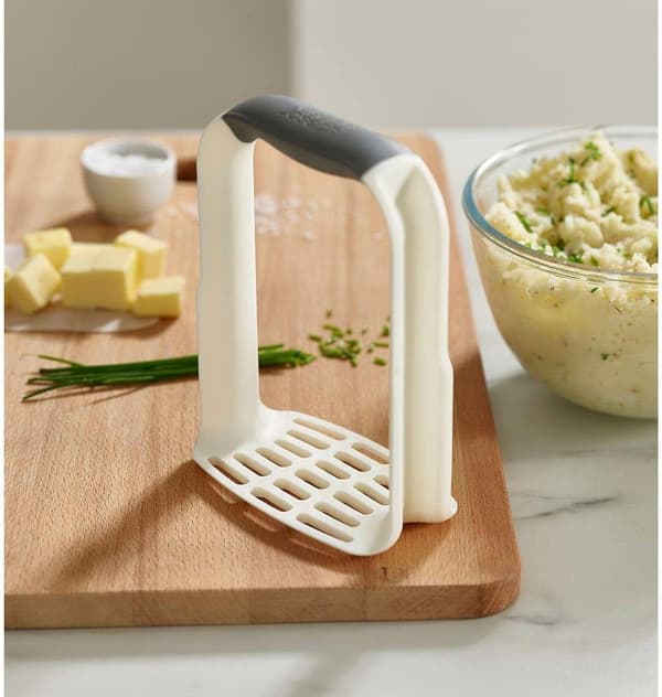 Kartoffelmoser, grøntsagsmos, non-stick sikker - hvid
