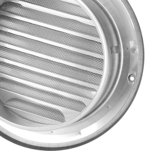 304 Kuleformet ventilasjonshette i rustfritt stål, avtrekkshette, 160 mm rund luftventil