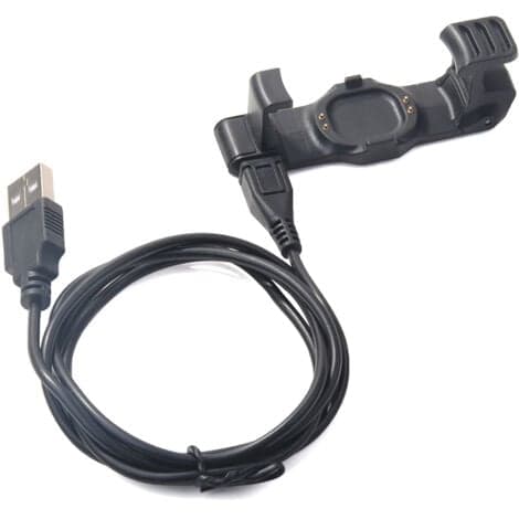 Laddare med Micro USB-kabel för Garmin Forerunner 225 GPS-klocka Smartwatch