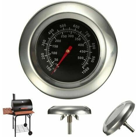 Ugnstermometer i rostfritt stål, grilltermometer