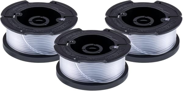 BLACK+DECKER AF-100-3ZP Erstatningsspole og -tråd, 3-pakning