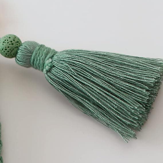 Sæt med 2 håndlavede macrame nøgleringe til kvinder, til nøgler, bilnøgler