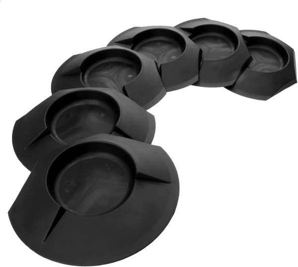 Sæt med 6 huller til golfputter, plastik putting træningstilbehør til haven.